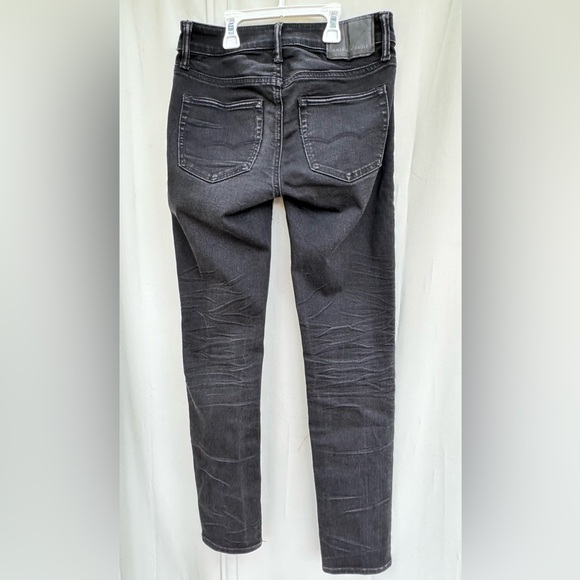 American Eagle Next Level Flex Skinny Black Jeans Men’s 28x30 - Picture 4 of 11